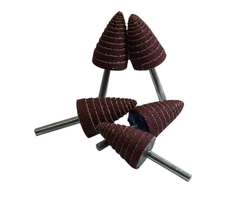 錐形螺旋砂布磨頭