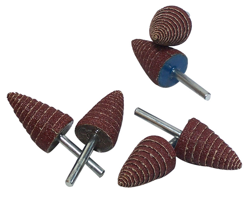 錐形螺旋砂布磨頭