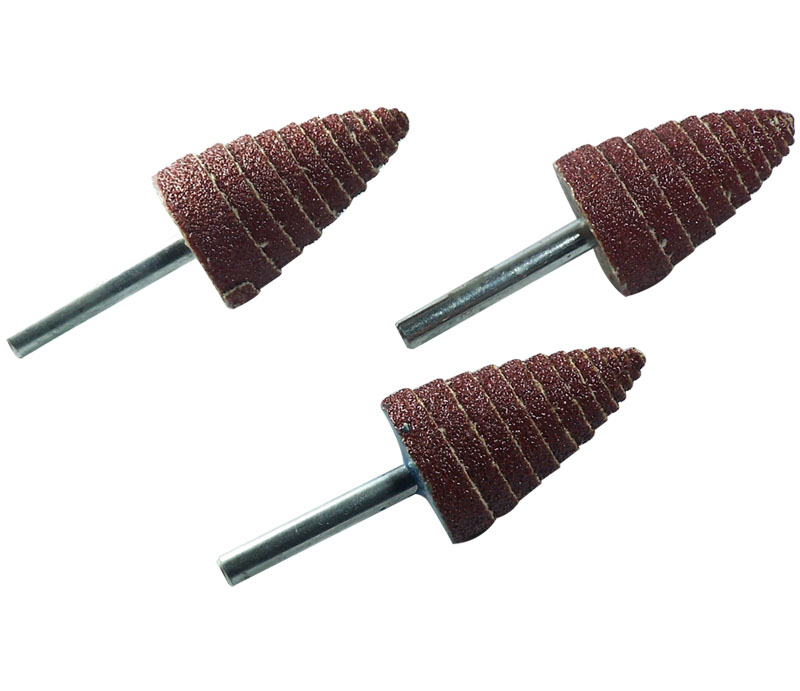 錐形螺旋砂布磨頭